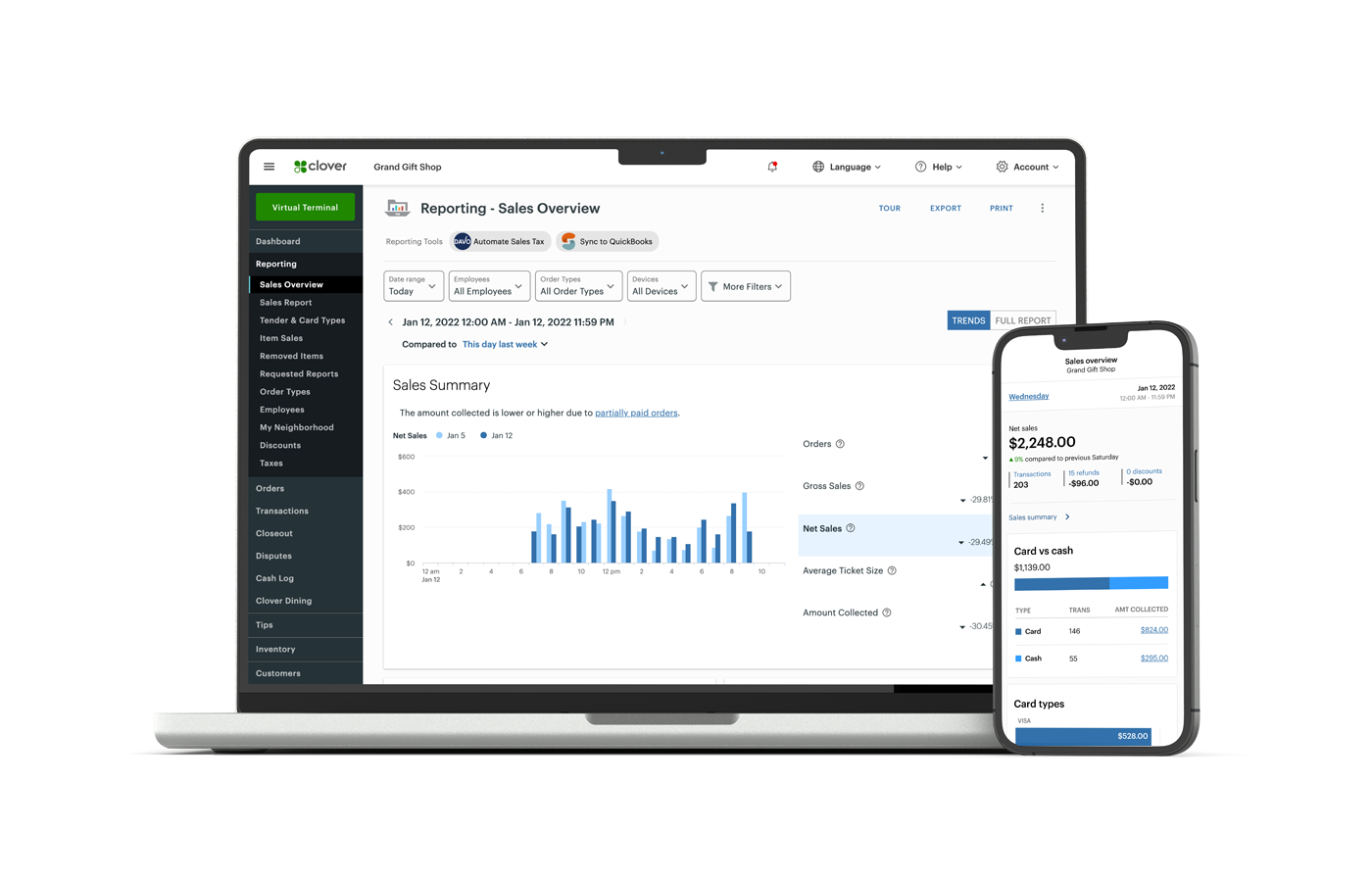 Phone and Macbook pro