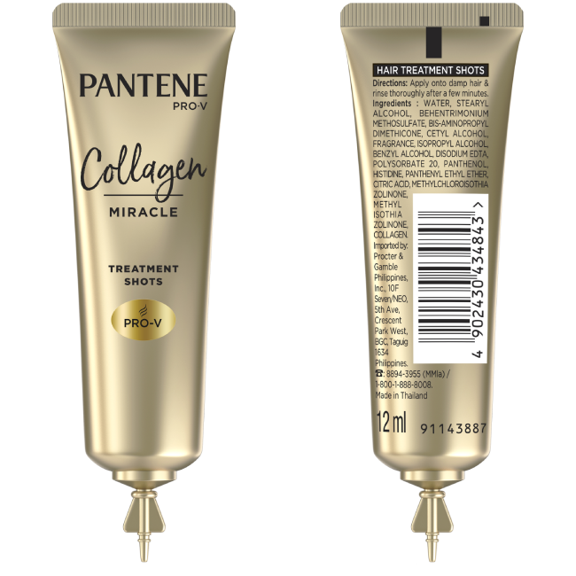 Pantene Collagen Miracle hair treatment shots