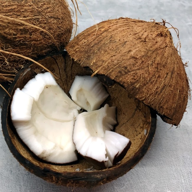 Coconut milk hair fall treatment
