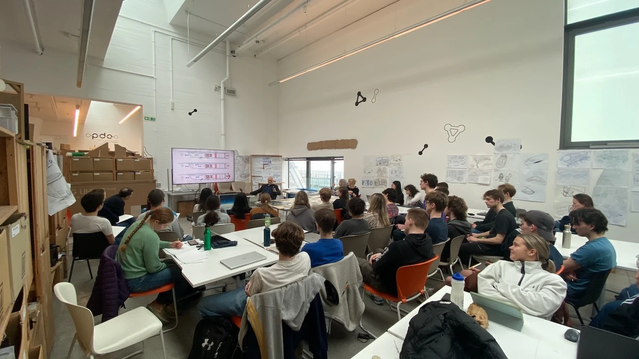Students in classroom at GSA