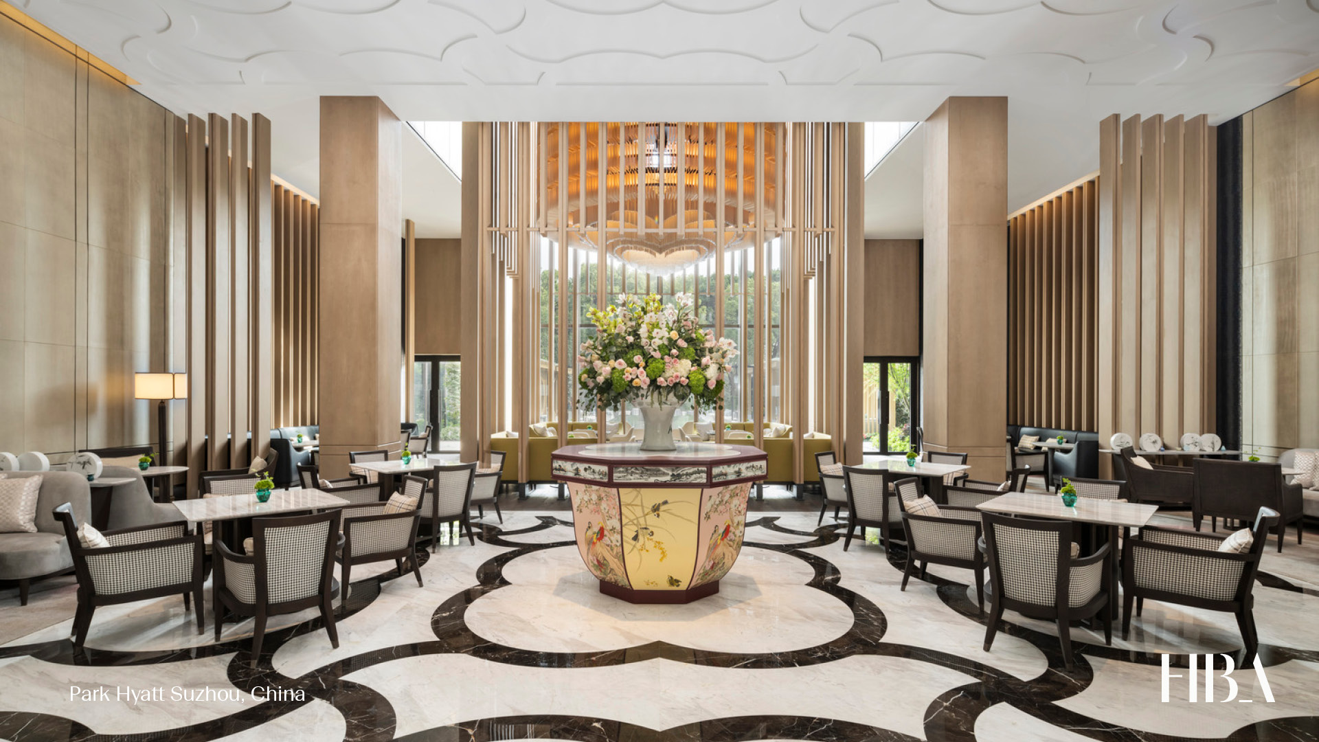 Park Hyatt Suzhou, China. Courtesy of HBA and photographer credit Wang Ting.