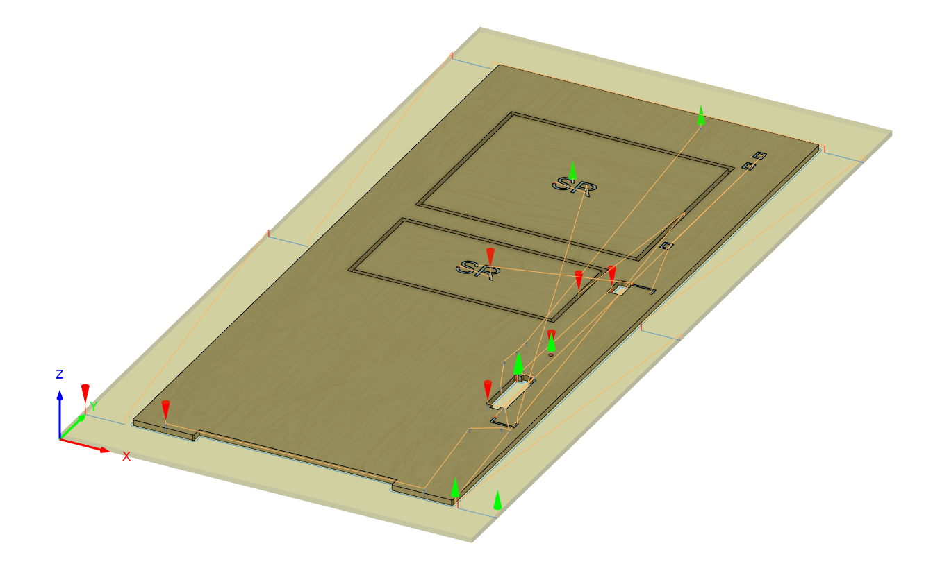 Screenshot of CAM programming in Autodesk Fusion, used by Zenbooth.