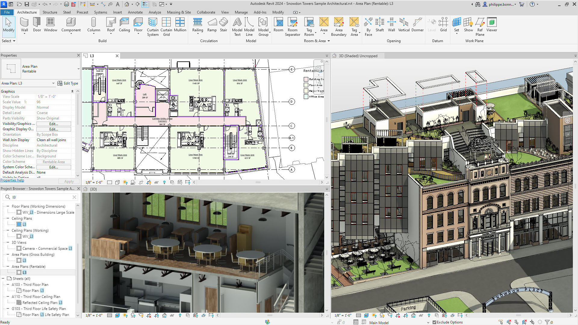 Area plan in Autodesk Revit
