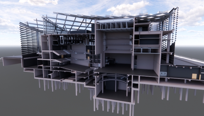 A digital model of the Sub Center Theater