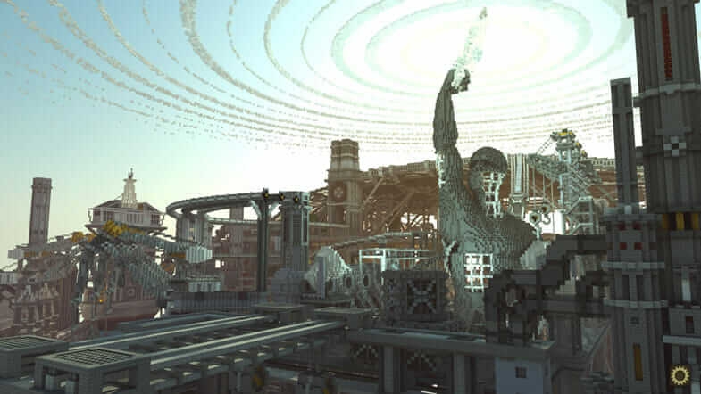 Minecraft architecture designed by BlockWorks team