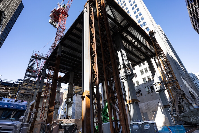 passive house design winthrop center the connector under construction
