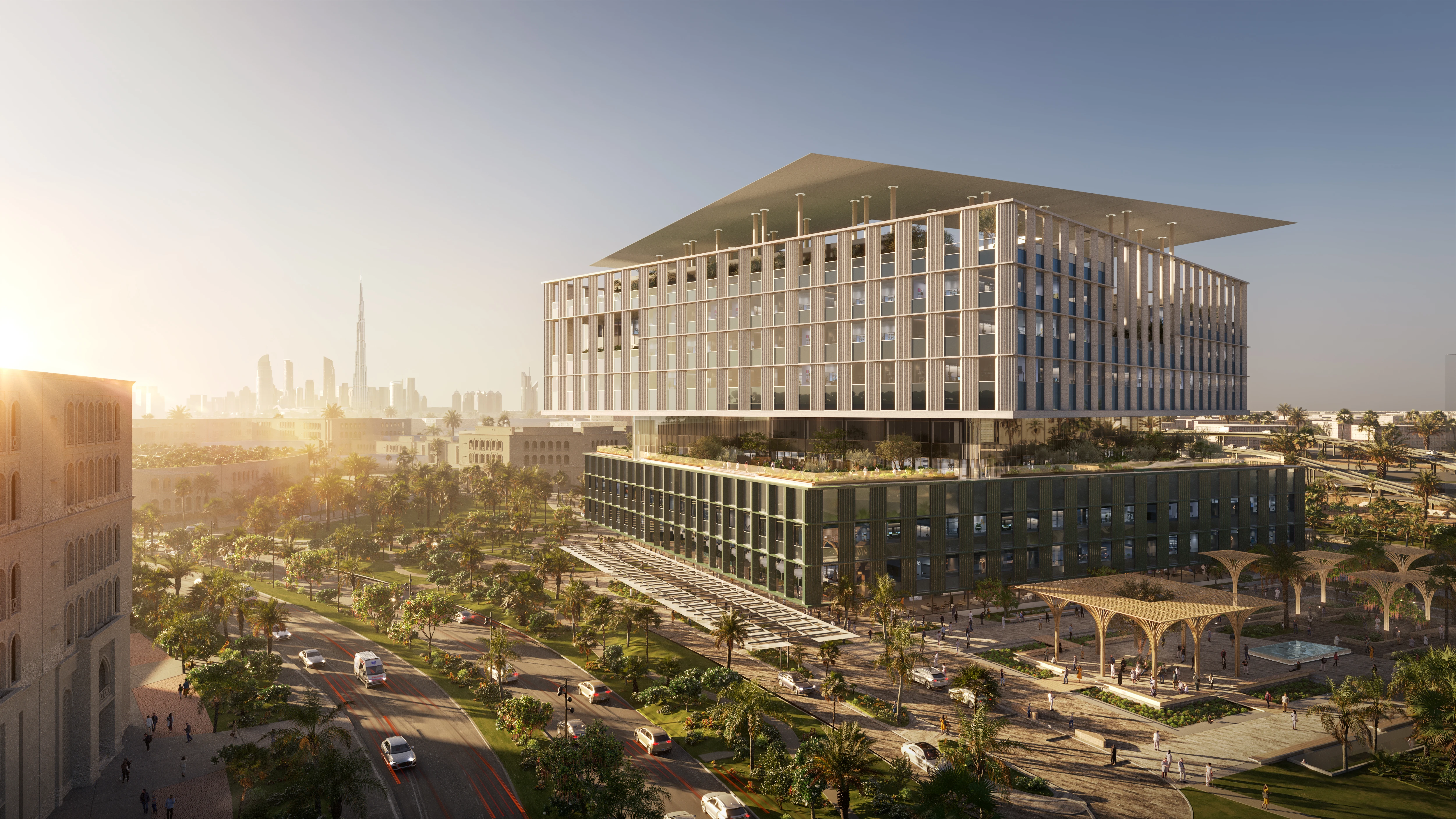Exterior of Hamdan Bin Rashid Cancer Hospital
