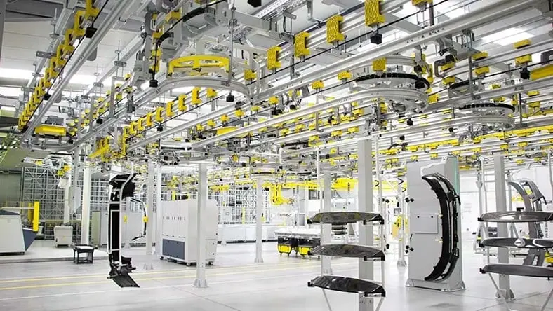 A photo shows the inside of an electrical substation.