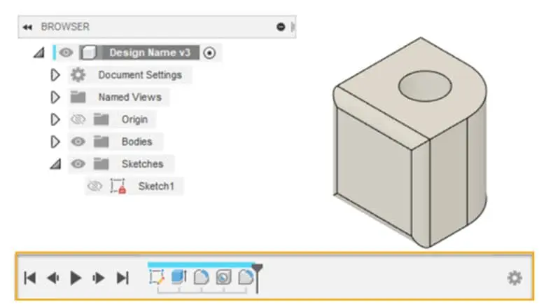 Design history and version control