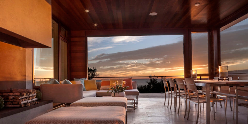 green luxury homes Jill Neubauer Architects