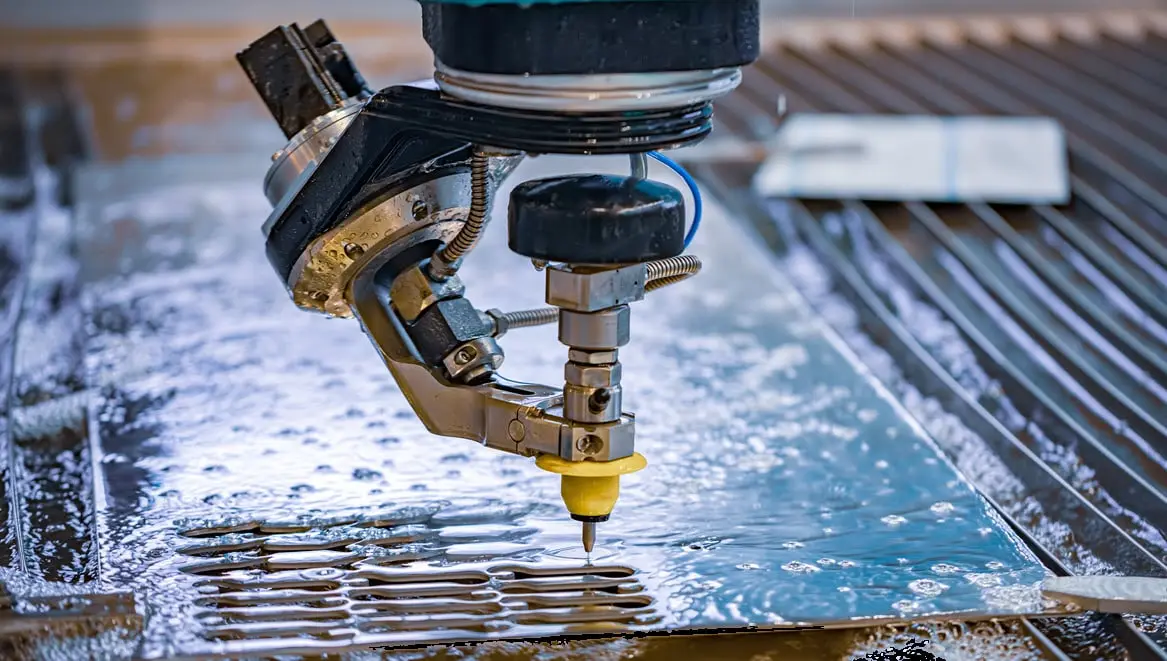 Water jet sheet metal design