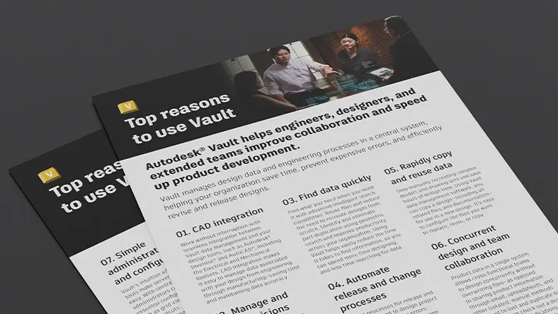 preview of the 'Top reasons to use Vault' PDF