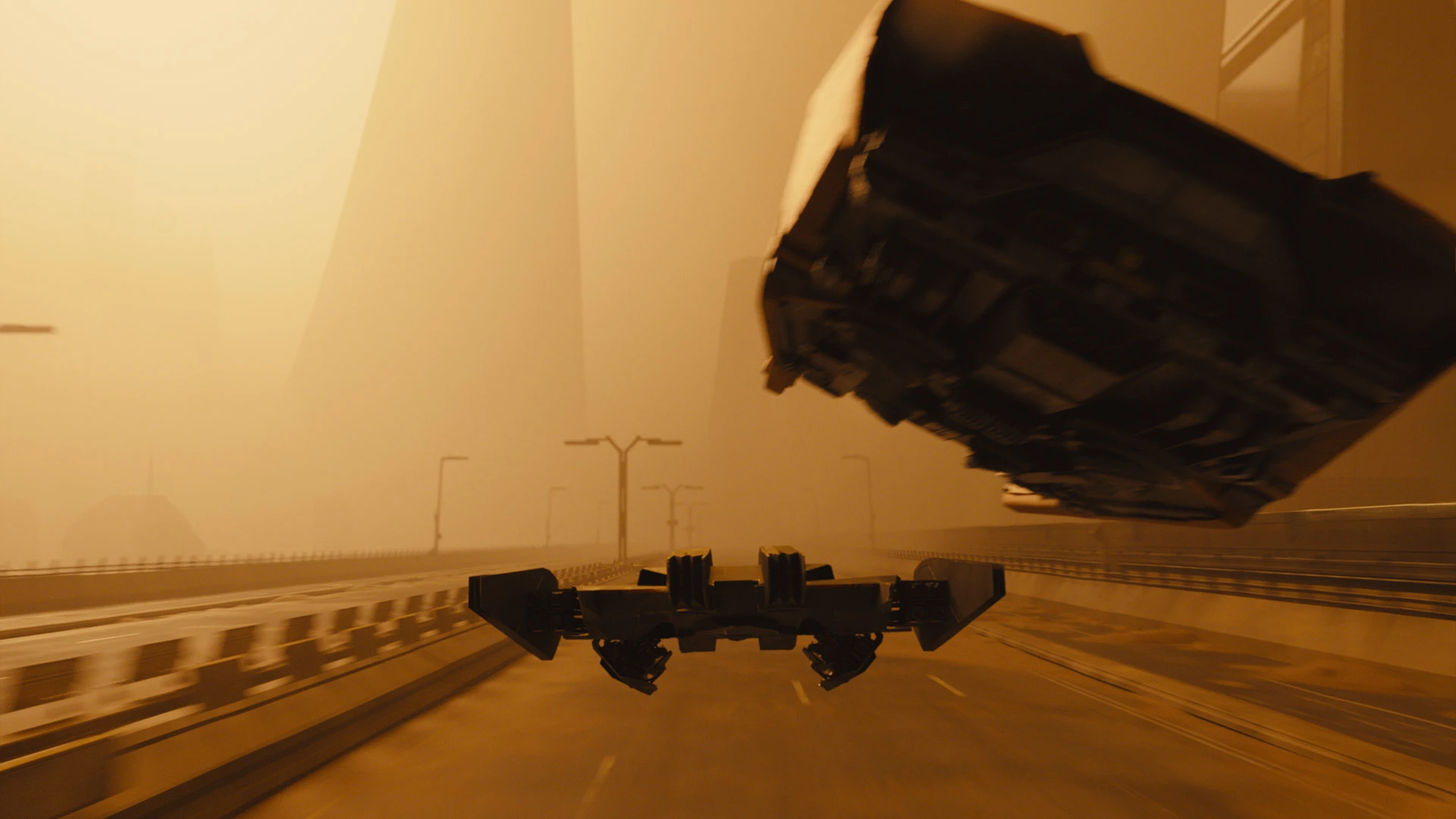 flying cars updated in the blade runner sequel using framestore