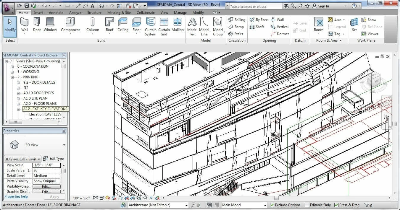 SF MoMA Revit file