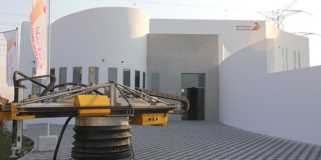 Apis Cor 3D-printed wall structures