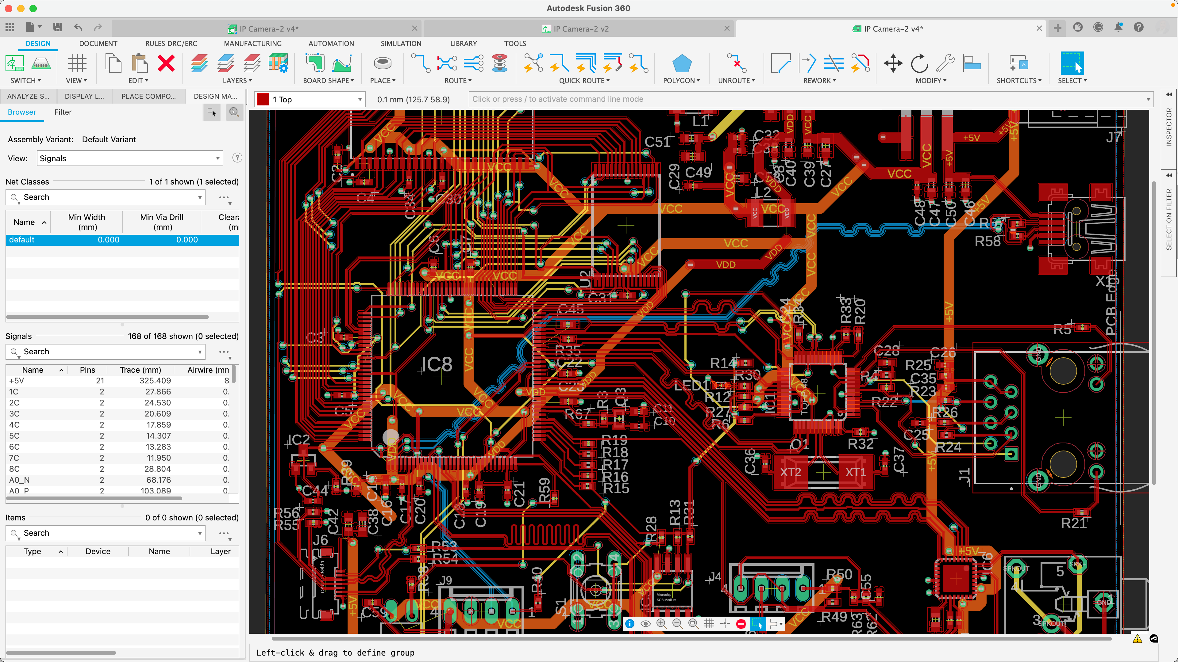 PCB layout
