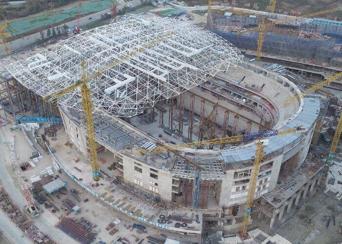 Image of construction happening on-site