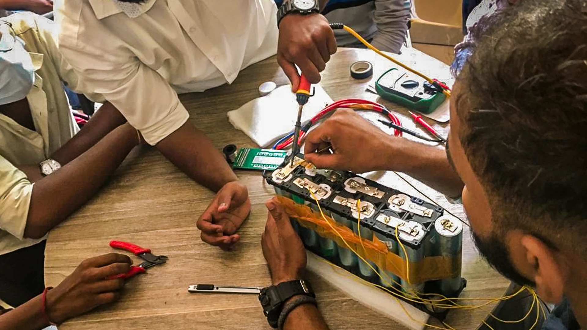 Skyy Skill Academy offers technician-level training for roles like assembly, battery maintenance, and repair, as well as specialized programs for mechanical, electrical, and electronics engineering graduates for placement in emerging industries like EVs.