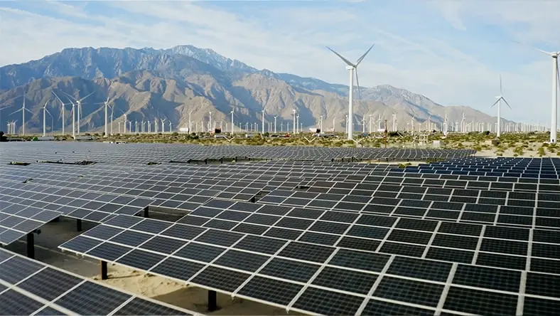 Solar power plant: sustainability