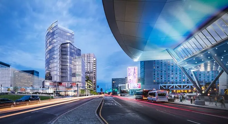 Visualización en 3D de calles concurridas de la ciudad