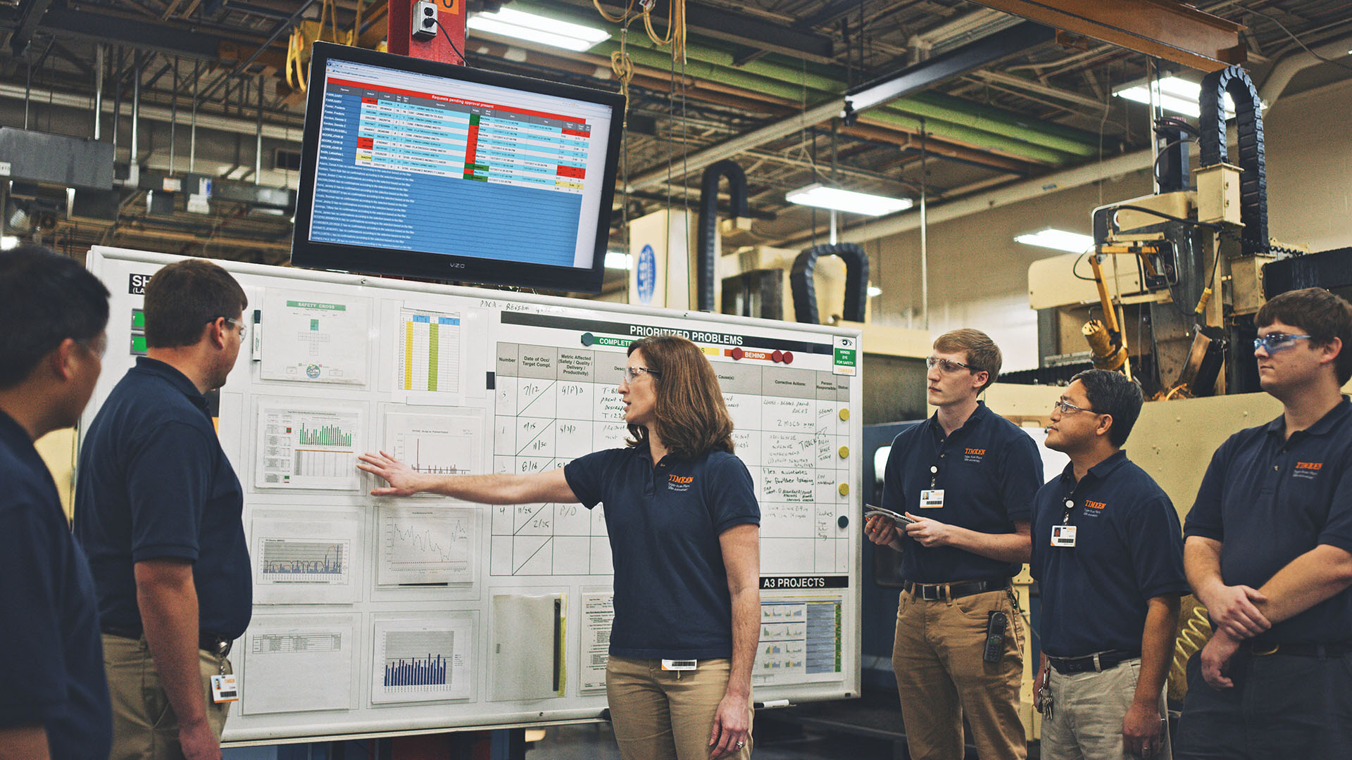 Timken emphasizes a culture of continuous improvement.