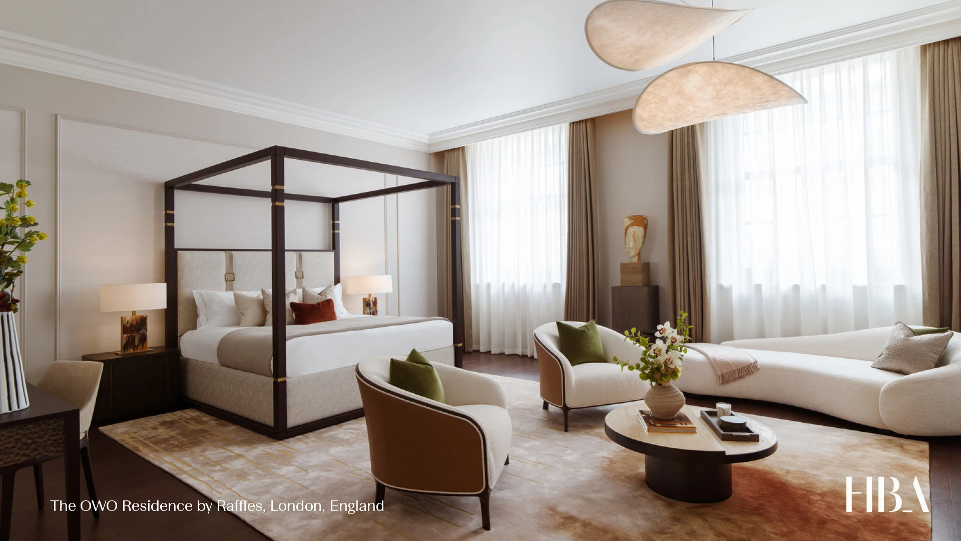 The OWO Residence by Raffles. Courtesy of HBA residential and photographer credit Patrick Williamson.