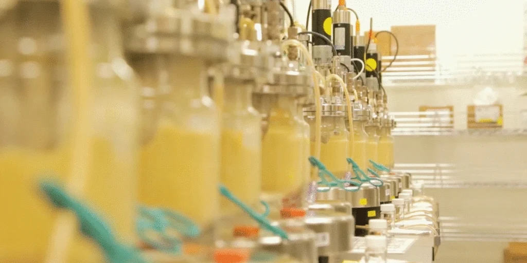 synthetic biology Yeast fermentation lab at Amyris