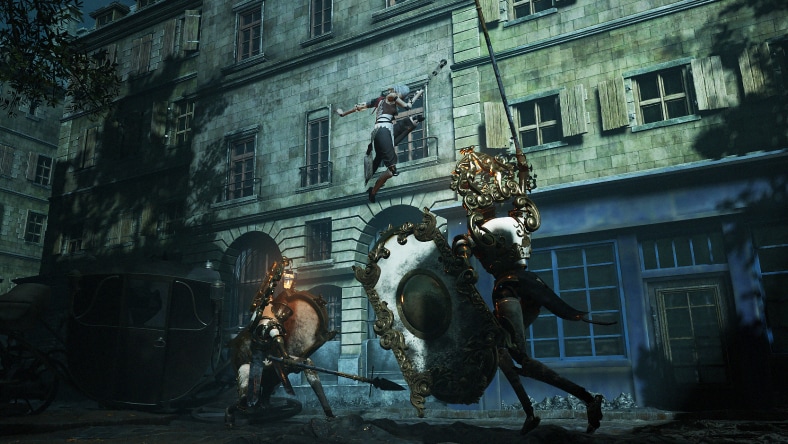 Fight scene from Steelrising