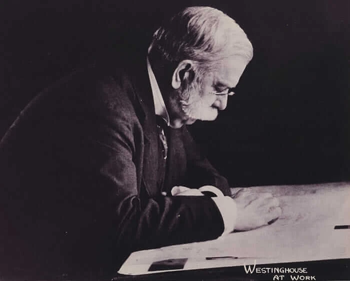 George Westinghouse at work in 1910