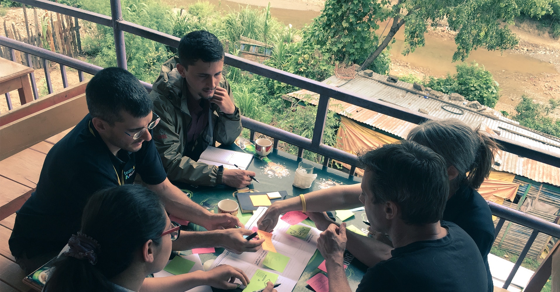 Autodesk Employees discussing ideas