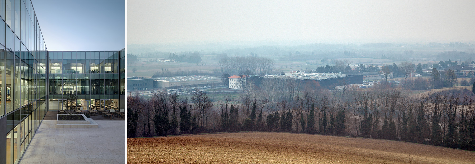 A view of the Bulgari factory site and offices