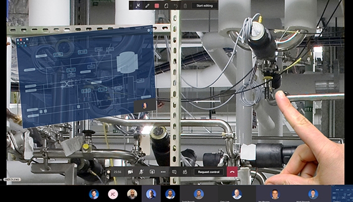 architecture 2020 CRB uses Remote Assist videoconferencing technology with SmartGlasses