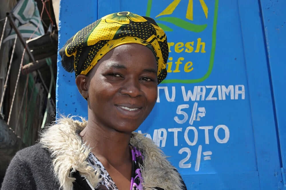 clean water in developing countries Sanergy Fresh Life Operator