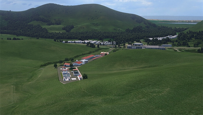 Black & Veatch rendering of water treatment facility in Morro Bay, CA
