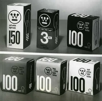 Westinghouse lightbulbs from 1968