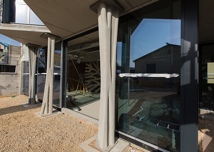 3D-printed housing structure by XtreeE