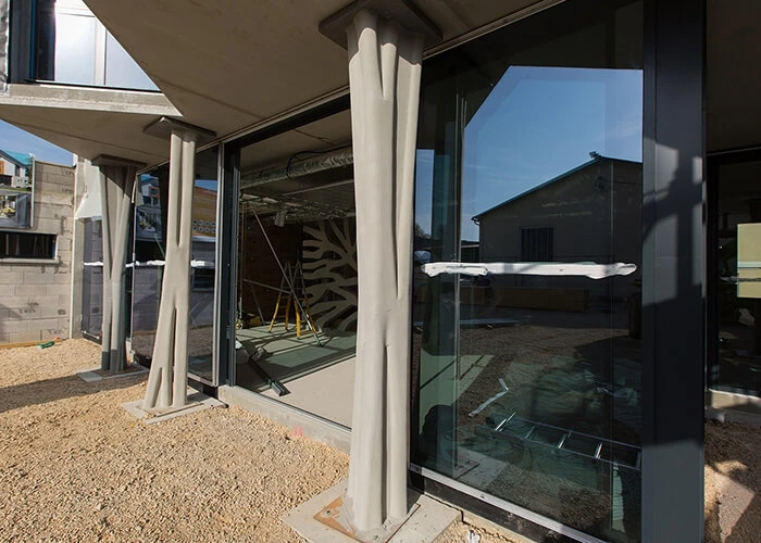 3D-printed housing structure by XtreeE