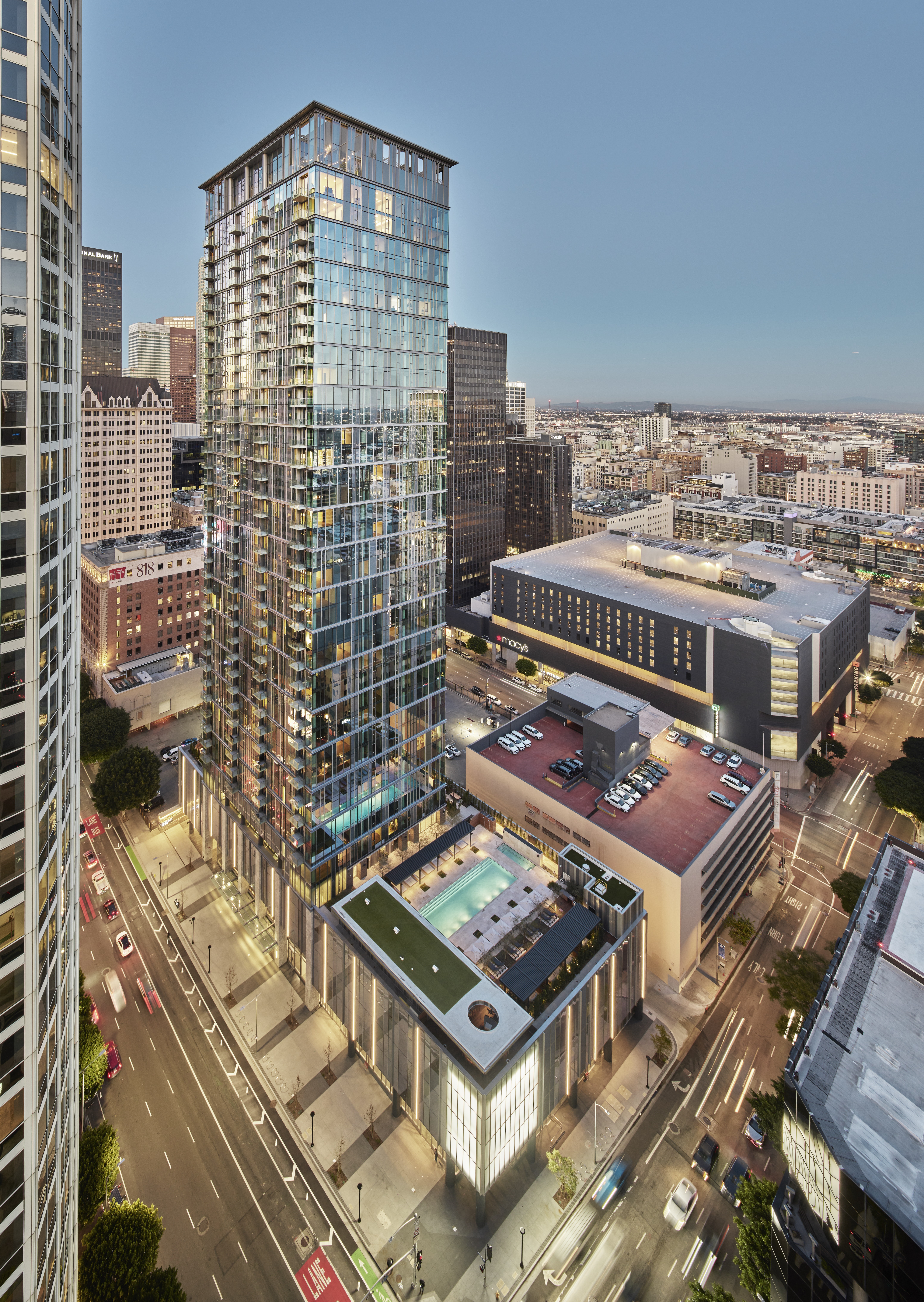 Tower in downtown Los Angeles