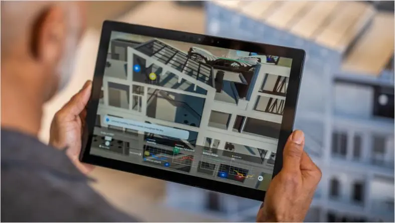 Digital twin on a tablet