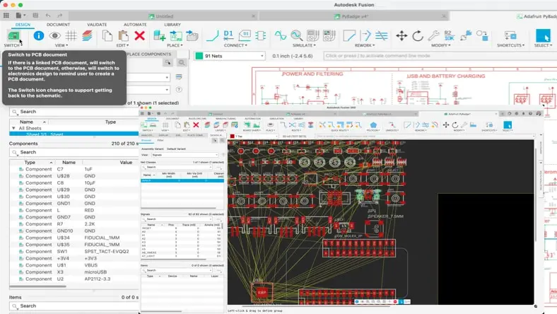 How to convert a schematic to a PCB with only one click