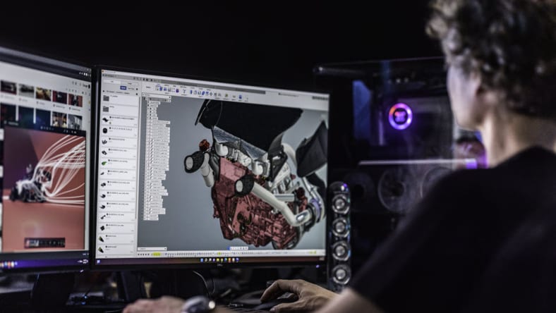 BBi Autosport using Autodesk Fusion for 3D design.