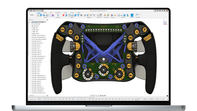 Manufacturing workspace in Autodesk Fusion.