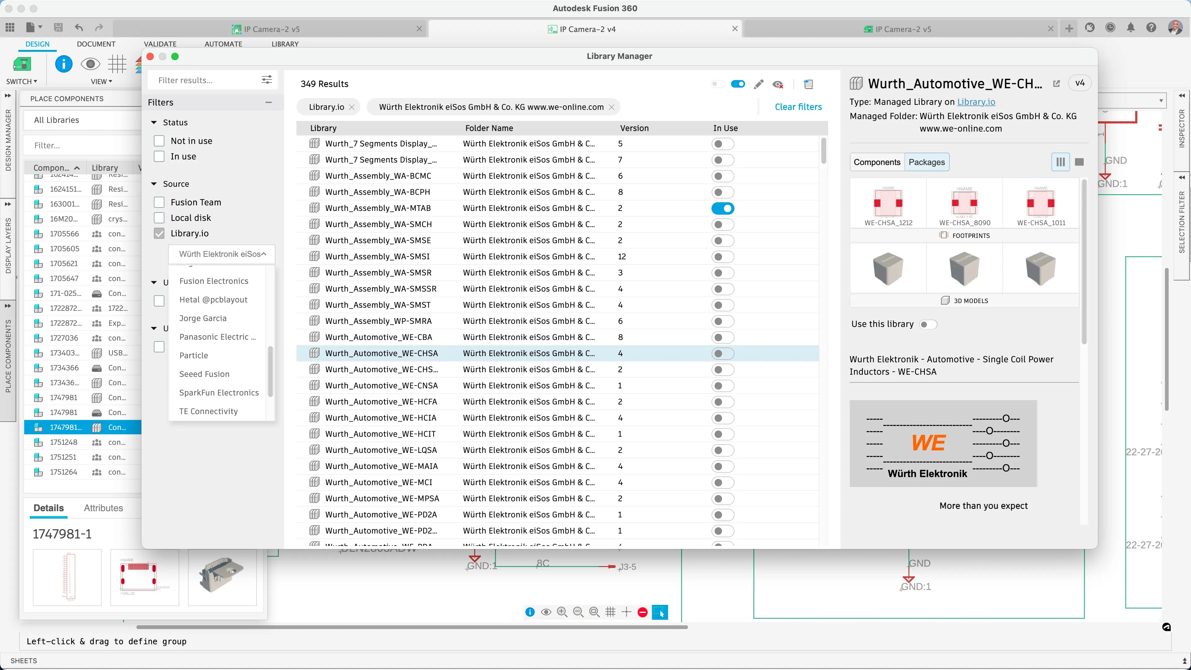Component libraries