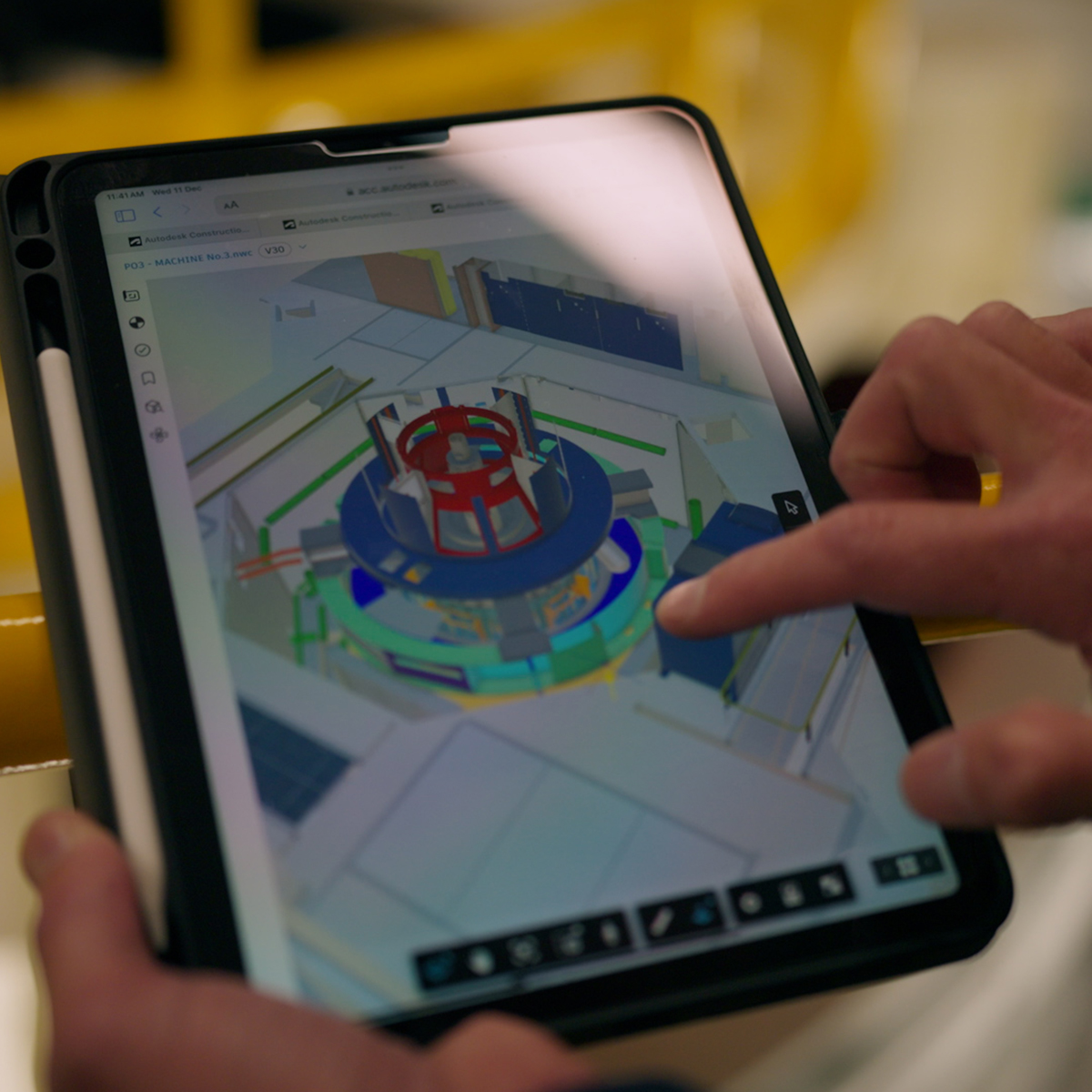Autodesk Construction Cloud - Machine Three View.