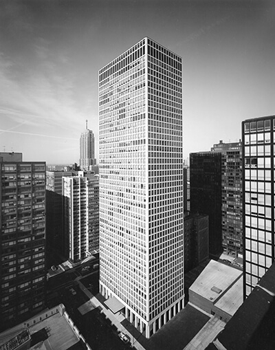 A photo of the DeWitt Chestnut building