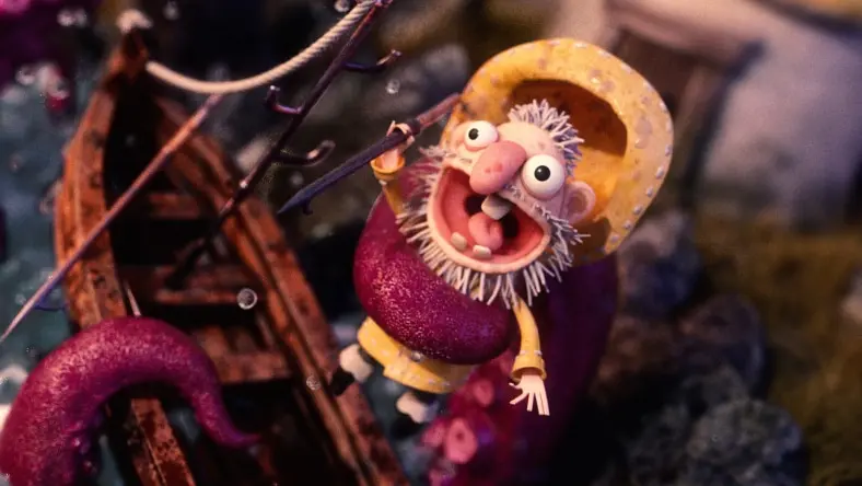 A whimsical, animated character