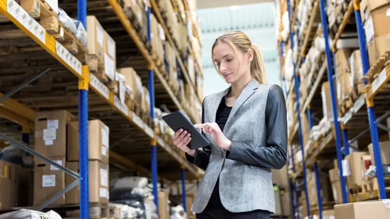 On-line processing orders from storage room