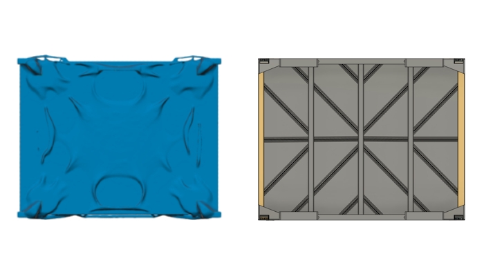 CIMC’s new container concept design created using generative design in Autodesk Fusion 360