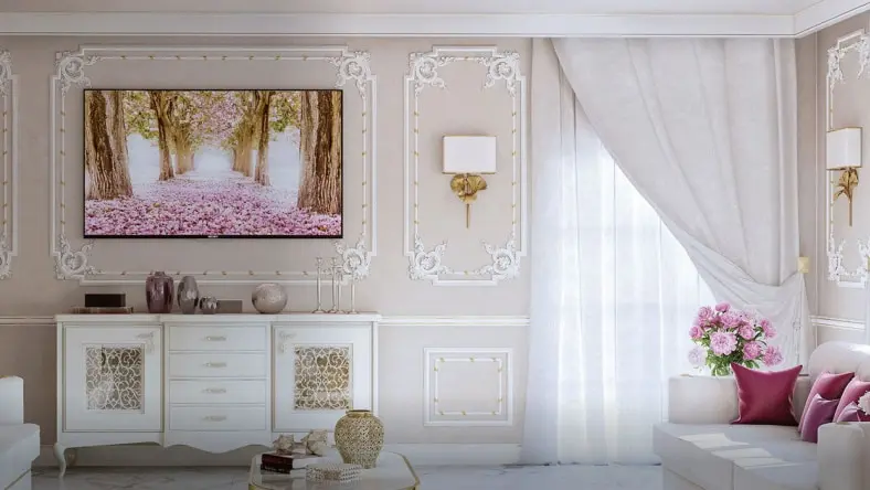 dainty living room