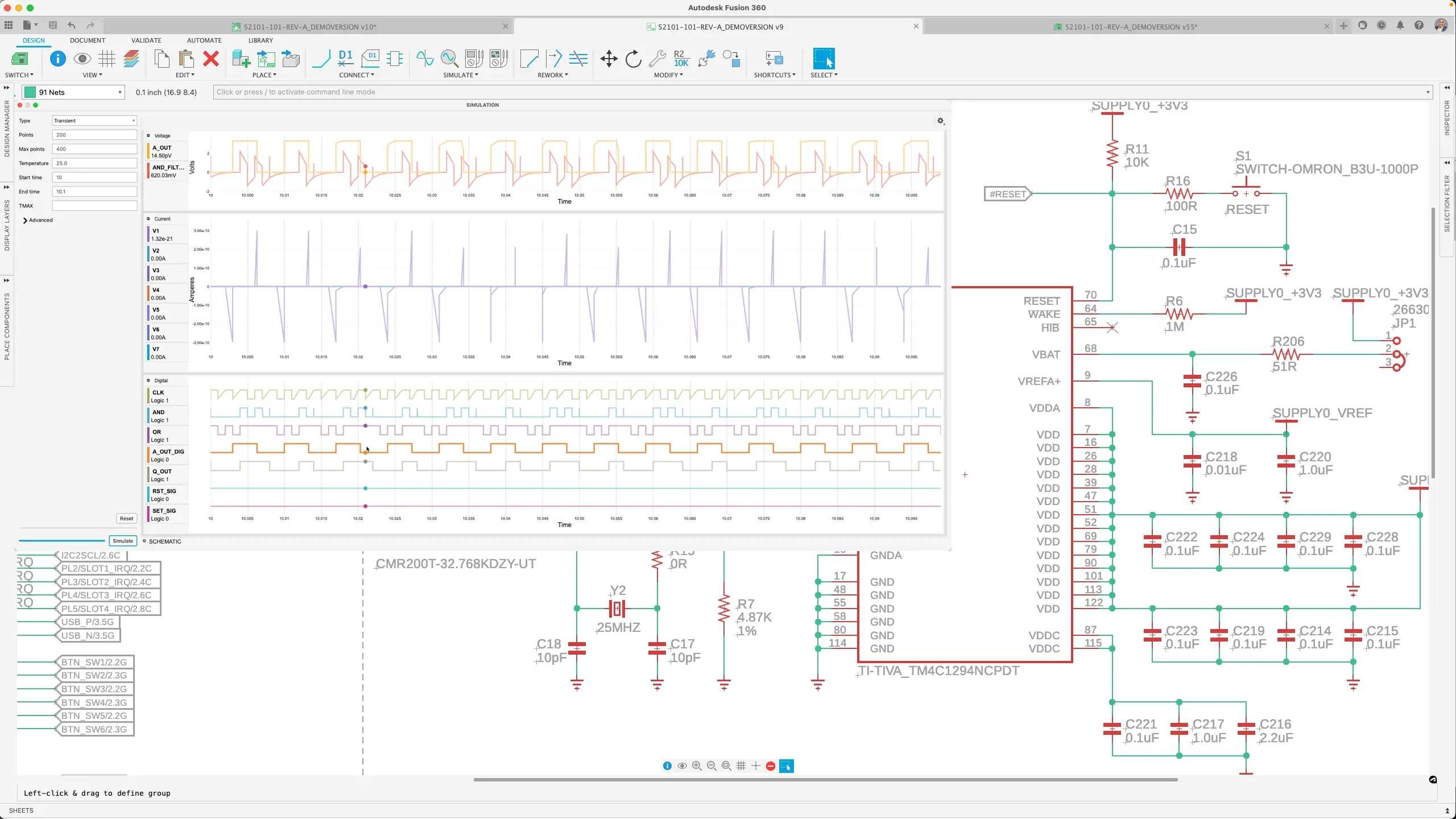Electronics simulation in Autodesk Fusion